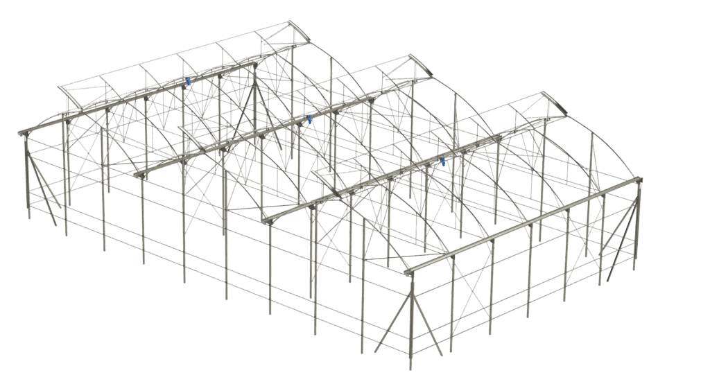 سازه گلخانه ای اسپانیایی گاتیک