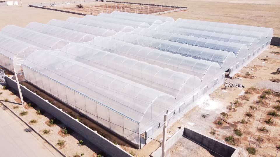 سازه گلخانه اسپانیایی سیرکولار