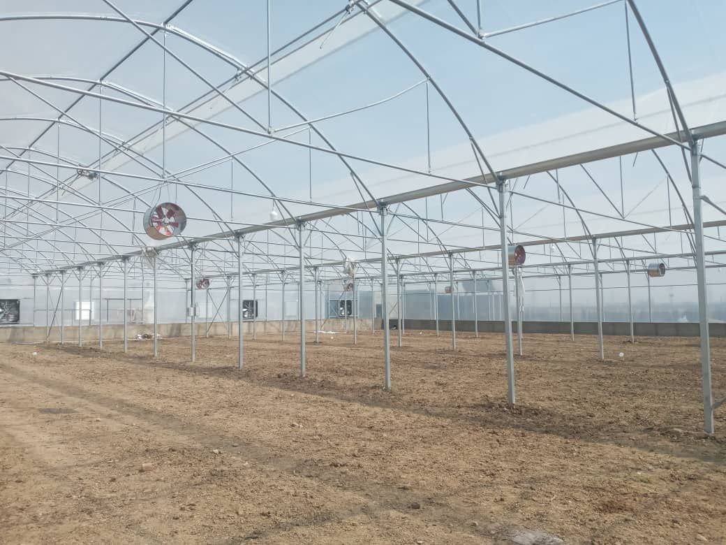 سازه گلخانه اسپانیایی سیرکولار - سبز تجهیز