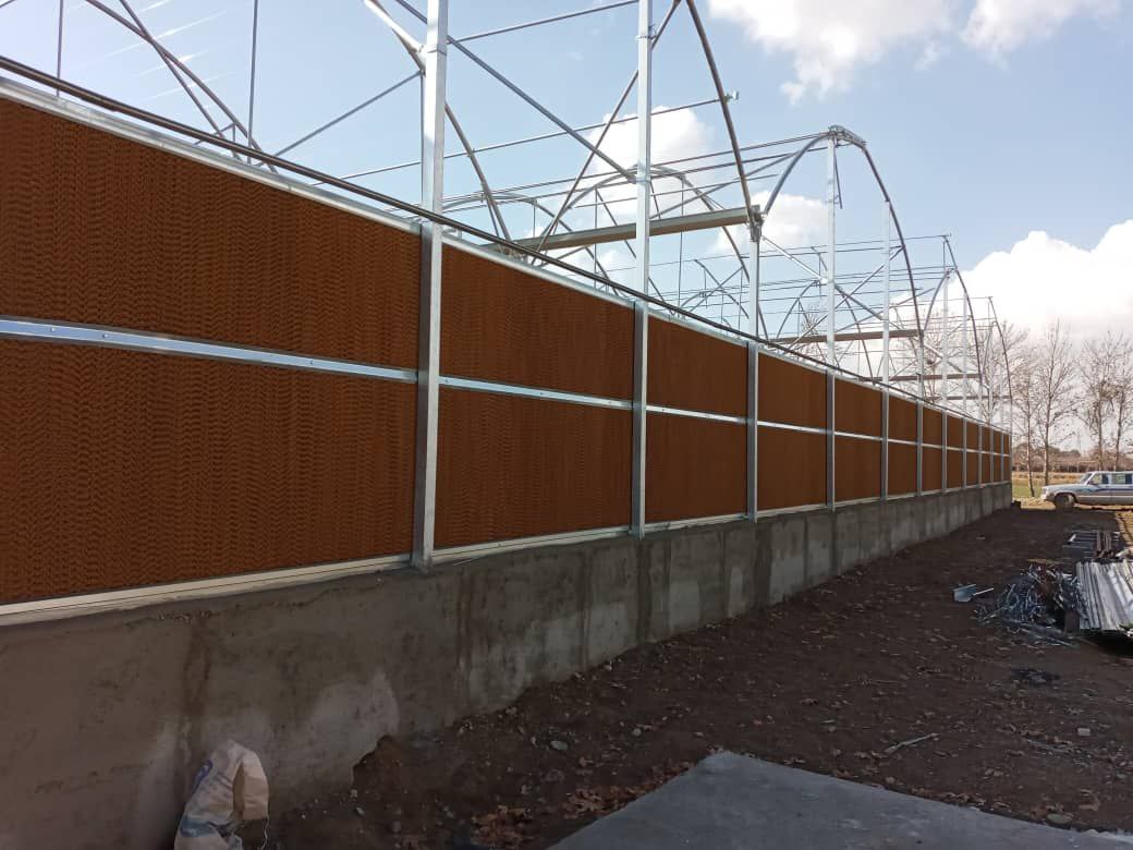 سازه گلخانه اسپانیایی سیرکولار - سبز تجهیز